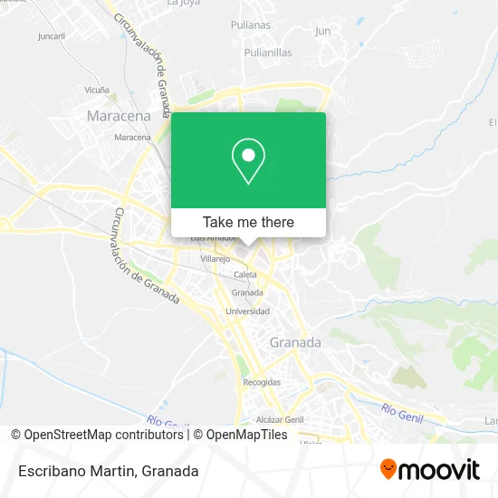Escribano Martin map