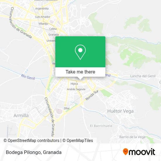 Bodega Pilongo map