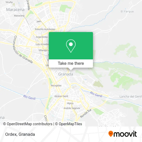 Ordex map