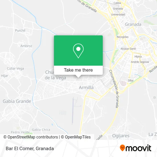 Bar El Corner map
