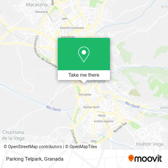 Parking Telpark map
