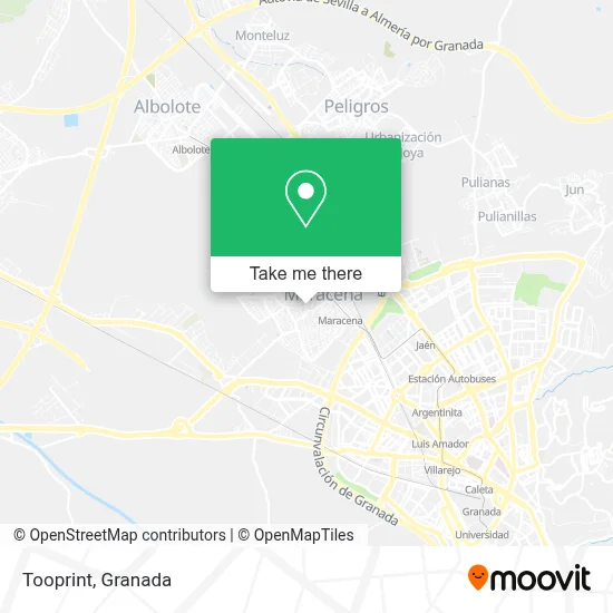 Tooprint map