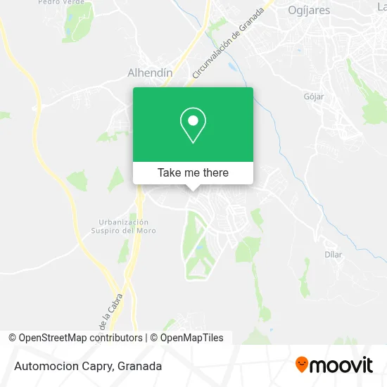 Automocion Capry map