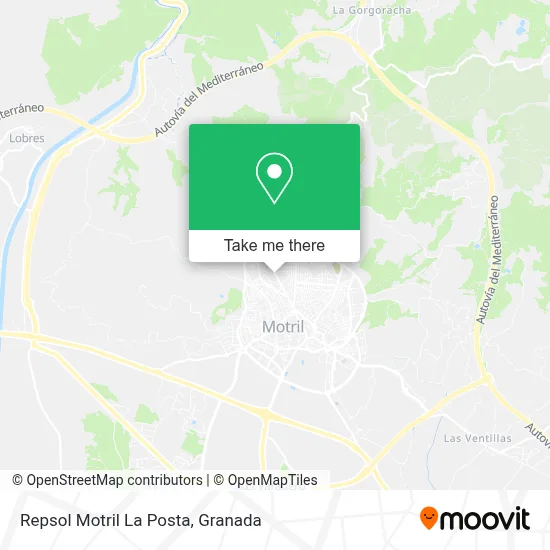 Repsol Motril La Posta map