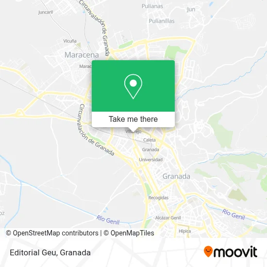 Editorial Geu map