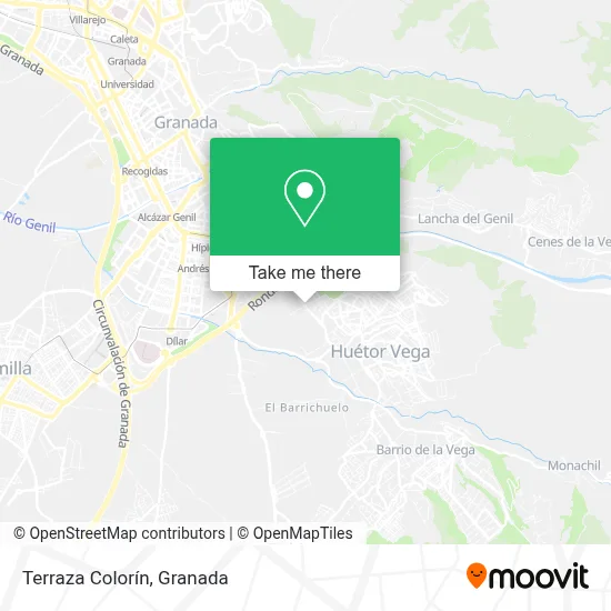 Terraza Colorín map
