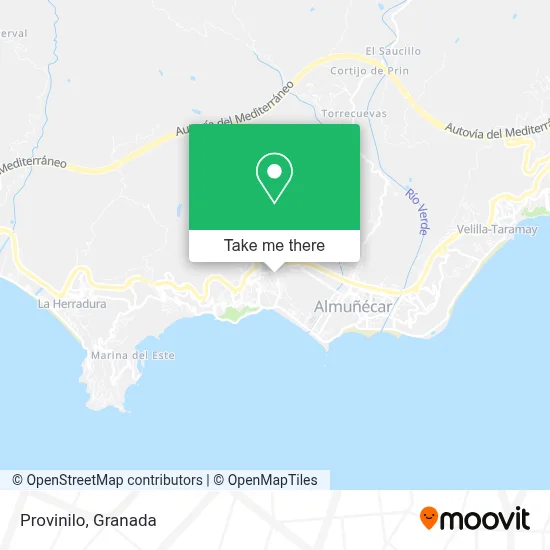 Provinilo map