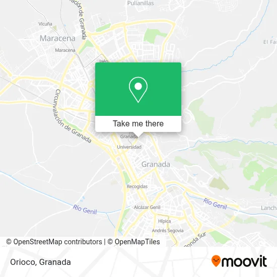Orioco map