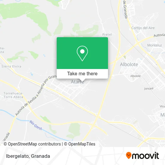 Ibergelato map
