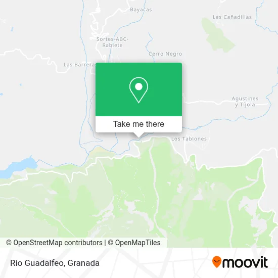Rio Guadalfeo map