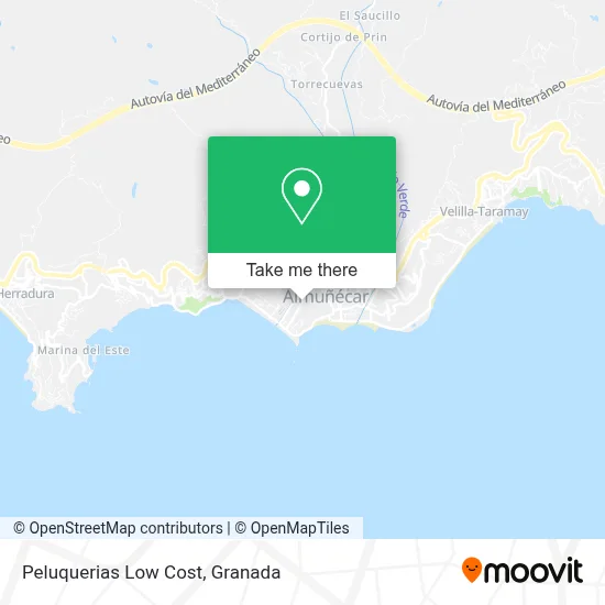 Peluquerias Low Cost map
