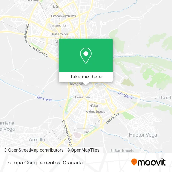 Pampa Complementos map