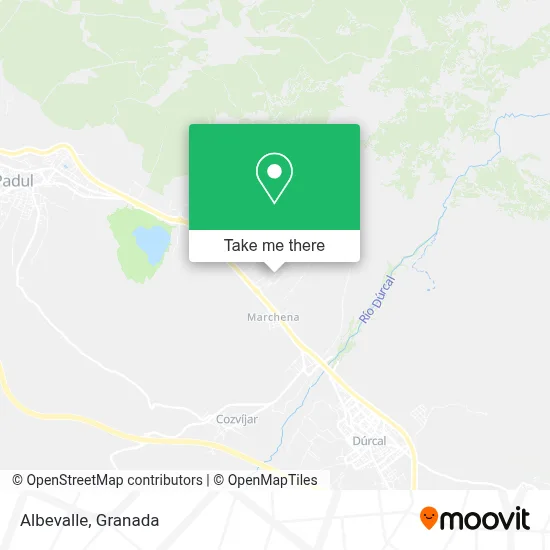 Albevalle map