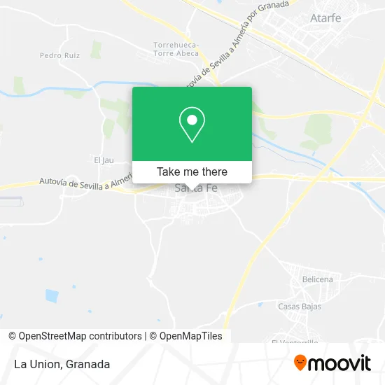 La Union map