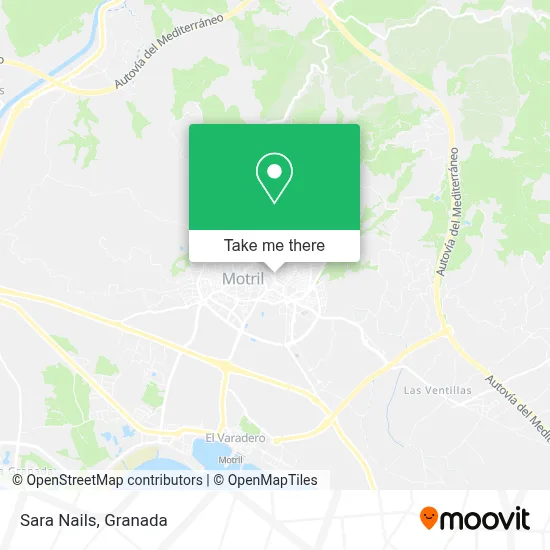 Sara Nails map