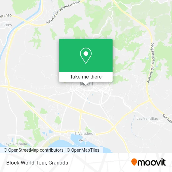 Block World Tour map
