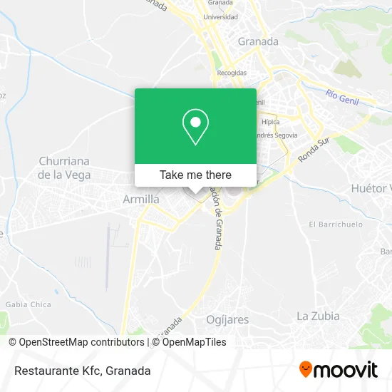 Restaurante Kfc map