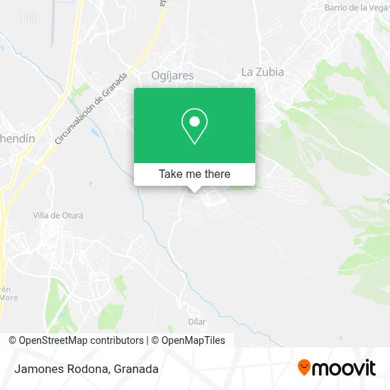 Jamones Rodona map