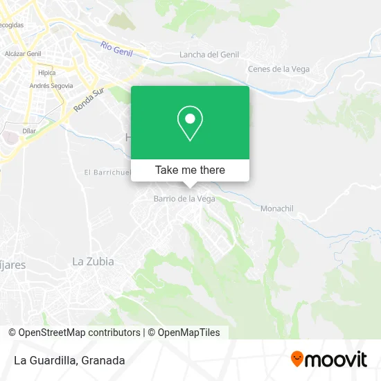 La Guardilla map
