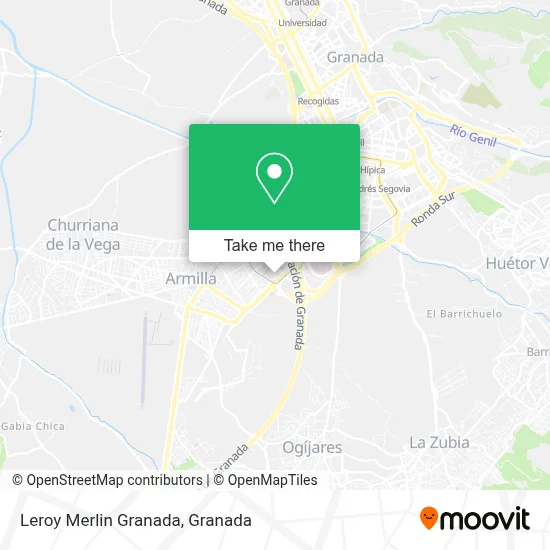 Leroy Merlin Granada map