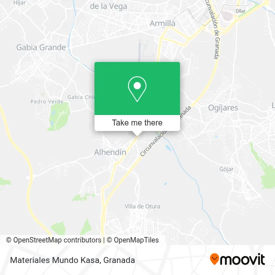 Materiales Mundo Kasa map
