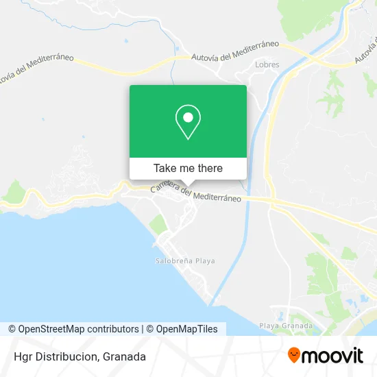 Hgr Distribucion map