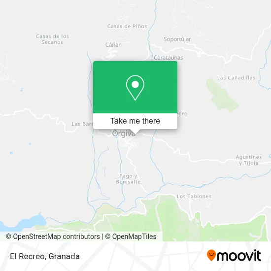 El Recreo map