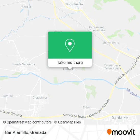 Bar Alamillo map