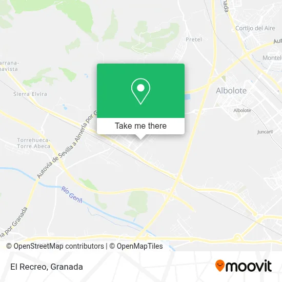 El Recreo map