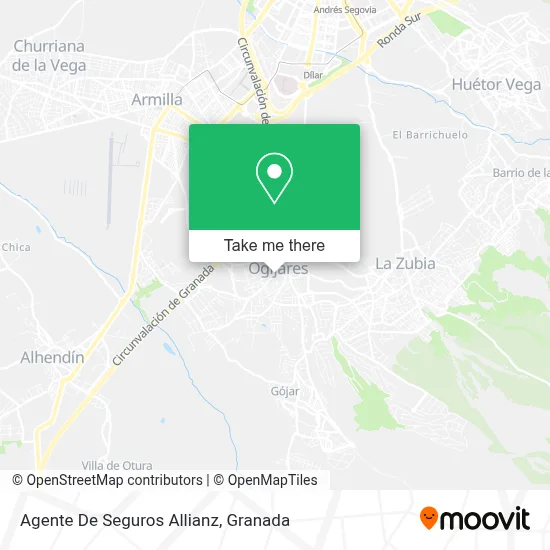 Agente De Seguros Allianz map