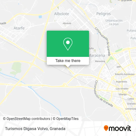 Turismos Digasa Volvo map