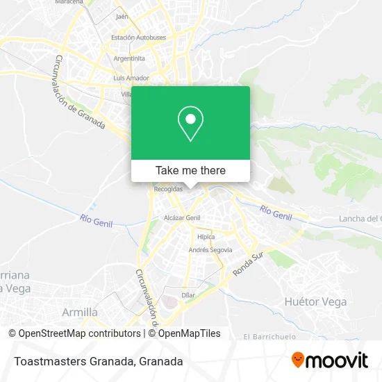 Toastmasters Granada map