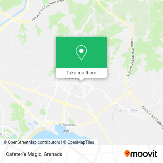 Cafetería Magic map