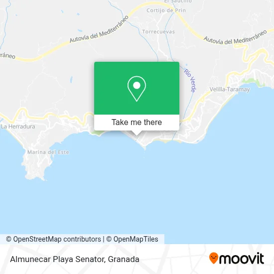 Almunecar Playa Senator map