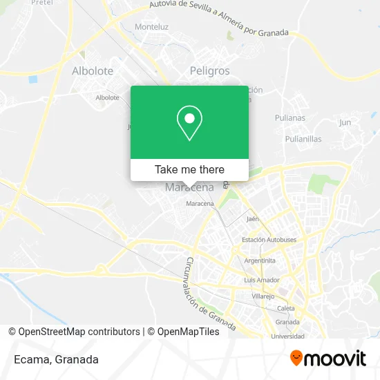 Ecama map