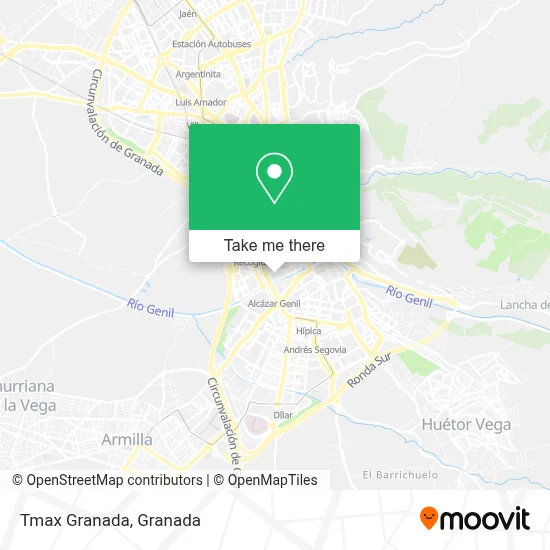 Tmax Granada map