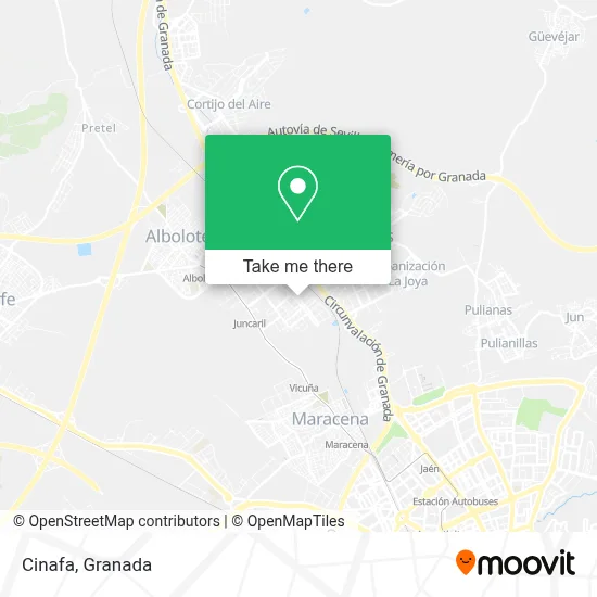 Cinafa map