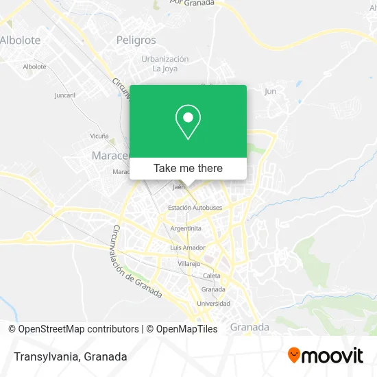 Transilvania map