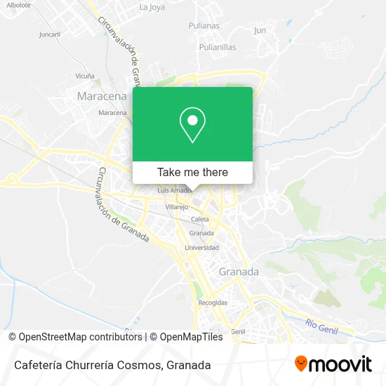 Cafetería Churrería Cosmos map