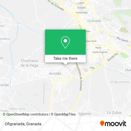 Ofigranada map