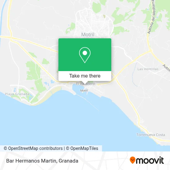 Bar Hermanos Martin map