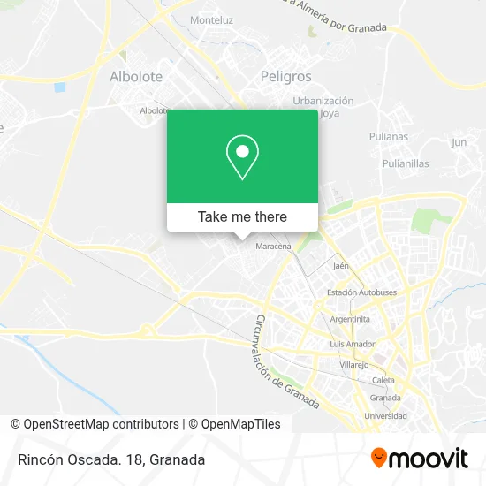 Rincón Oscada. 18 map