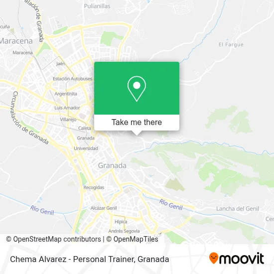 Chema Alvarez - Personal Trainer map