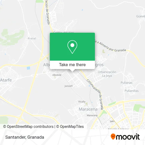 Santander map
