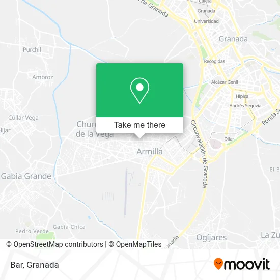 Bar map