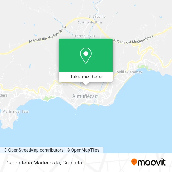 Carpinteria Madecosta map