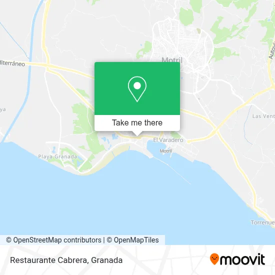 Restaurante Cabrera map