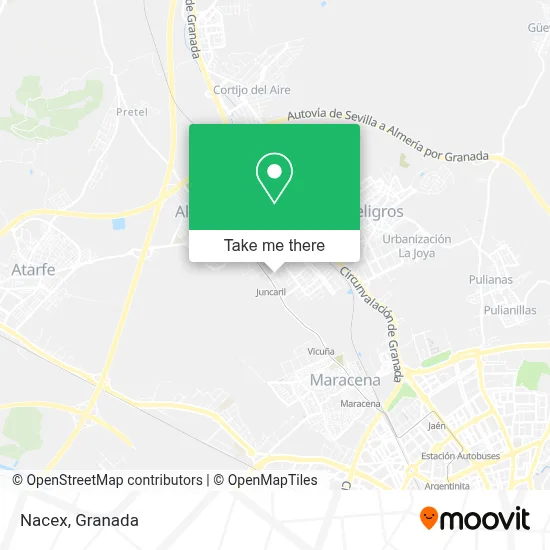 Nacex map