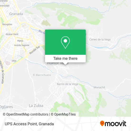 Ups Access Point map