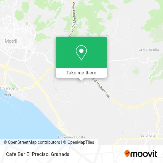 Cafe Bar El Preciso map
